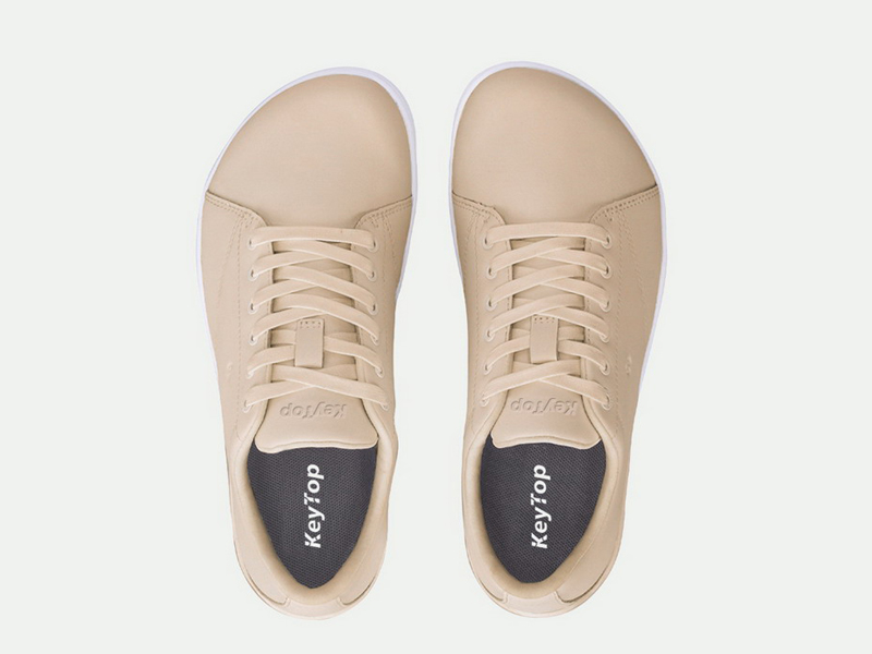 Hersteller von Vintage Nappa-Leder Barfuß-Sneakern